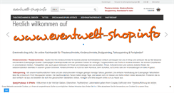Desktop Screenshot of eventwelt-shop.info